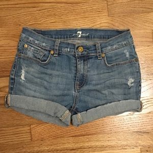 7 for all mankind shorts
